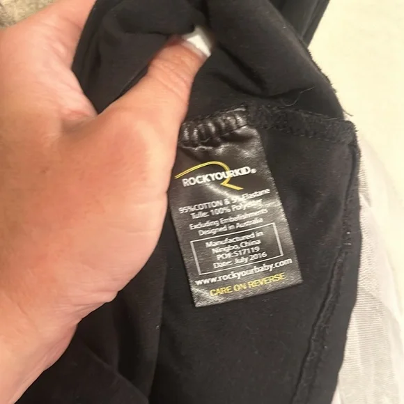 VGUC Size 6 Rock Your Kid Black Swan Tutu Dress! 🦢 - Picture 7 of 12